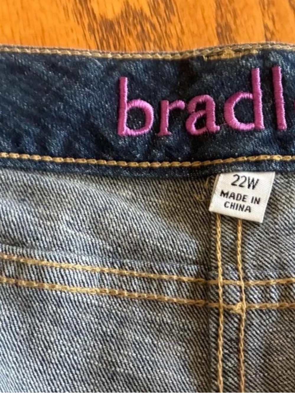 Bradley Stretch Denim Bootcut Jeans Women's Plus Size 22W - Picture 5 of 7